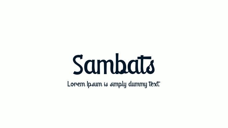 Sambats Font