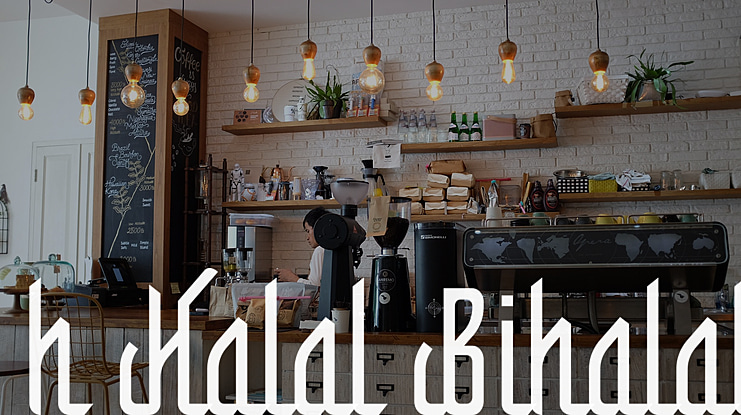 h Halal Bihalal Font