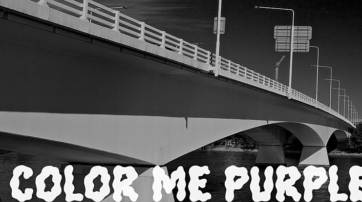 Color Me Purple Font