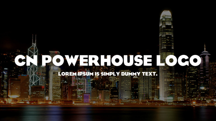 CN Powerhouse Logo Font