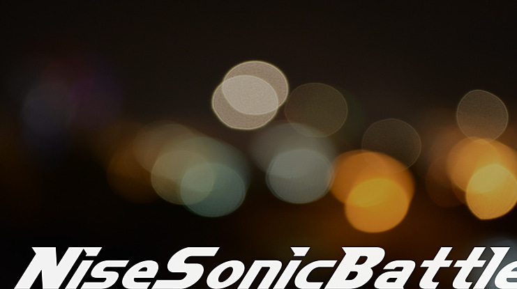 NiseSonicBattle Font