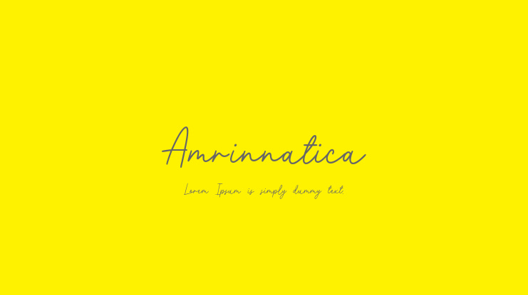 Amrinnatica Font