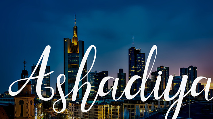 Ashadiya Font