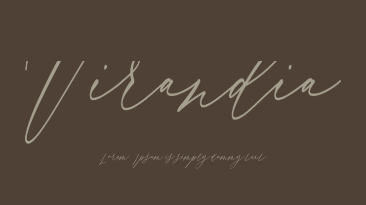 Virandia Font