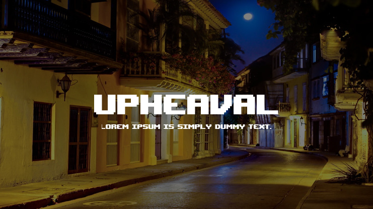 Upheaval Font