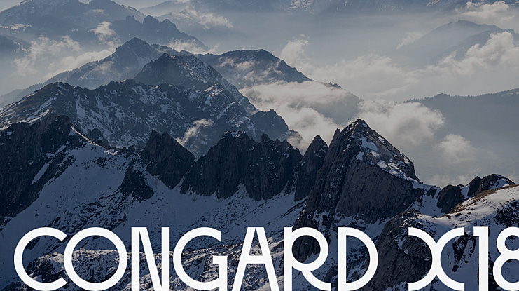 CONGARD X18 Font
