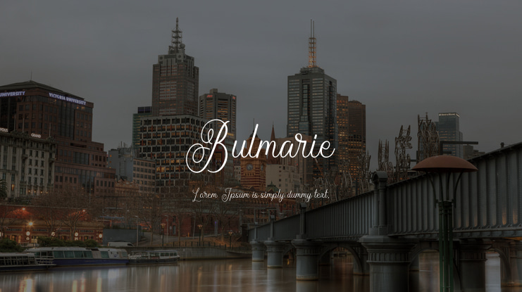 Bulmarie Font