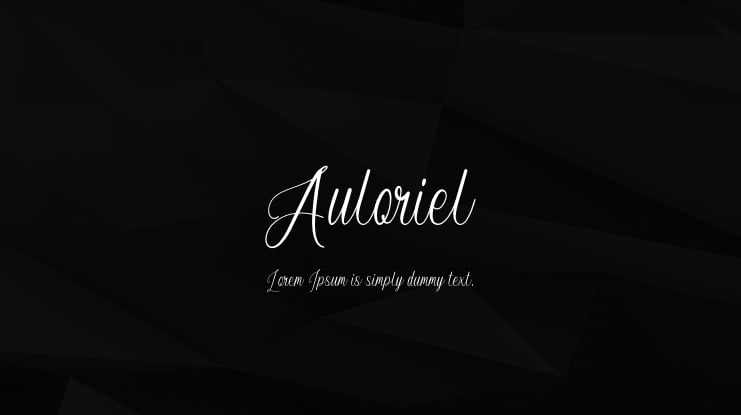 Auloriel Font