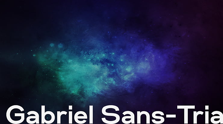 Gabriel Sans-Trial Font Family