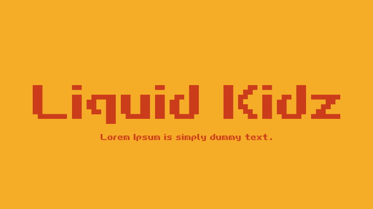 Liquid Kidz Font Family