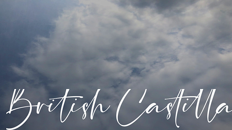 British Castilla Font
