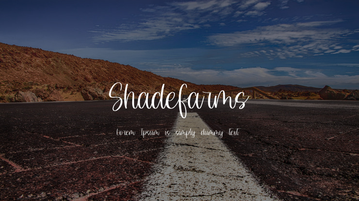 Shadefarms Font