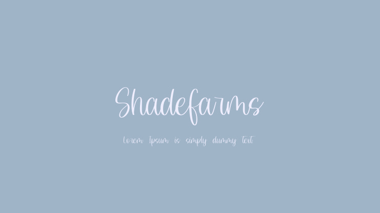 Shadefarms Font