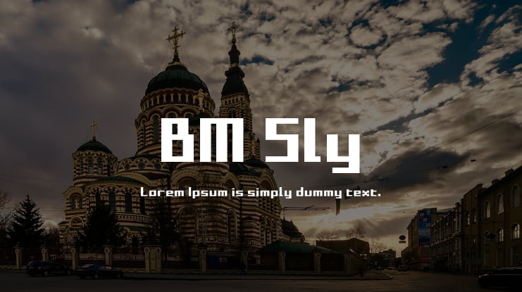 BM Sly Font
