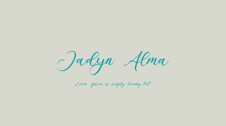 Jadyn Alma Font