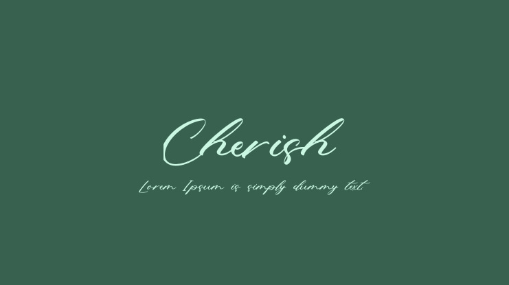 Cherish Font