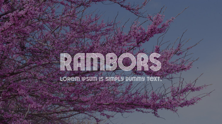 Rambors Font