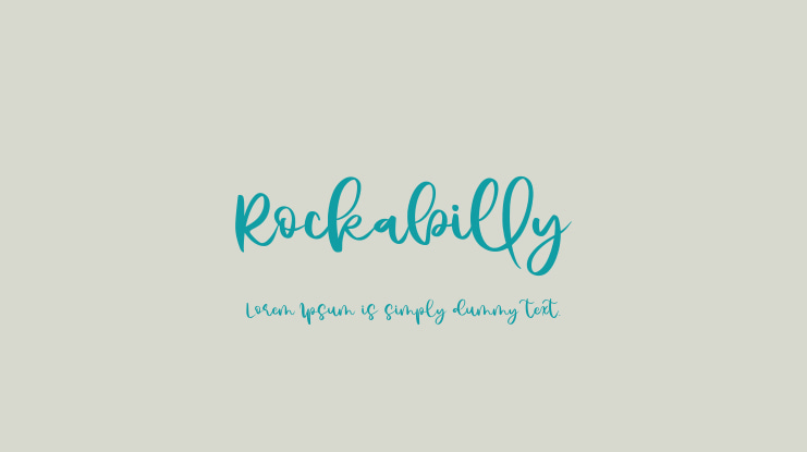 Rockabilly Font