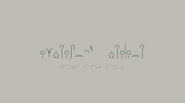 Alphacode Pharaoh Font
