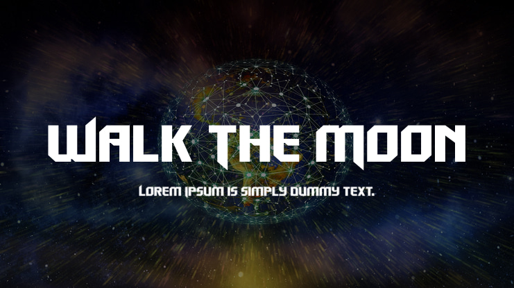 Walk The Moon Font Family