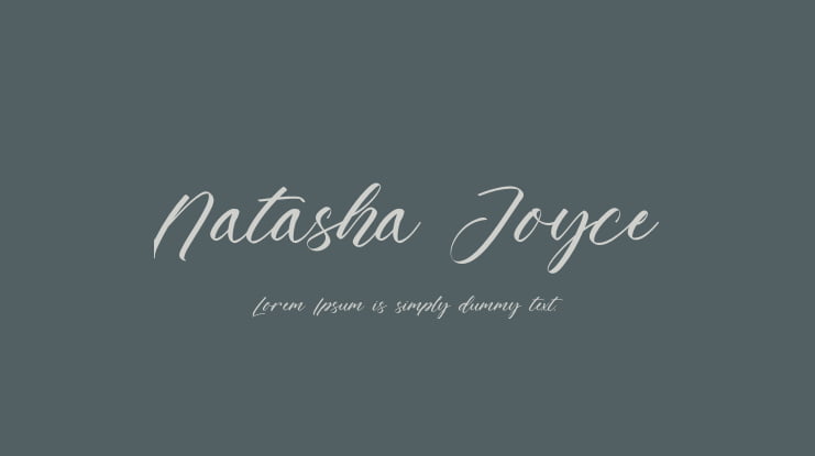 Natasha Joyce Font