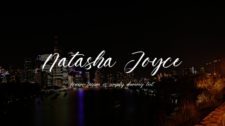 Natasha Joyce Font