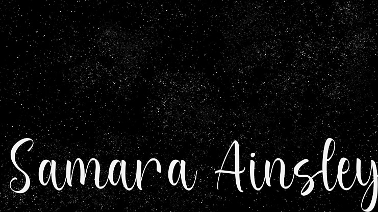 Samara Ainsley Font