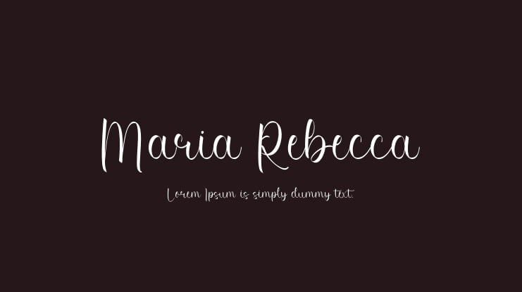 Maria Rebecca Font