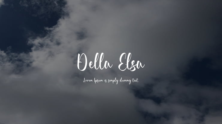 Della Elsa Font