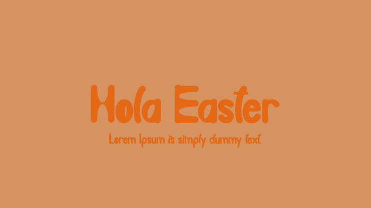 Hola Easter Font