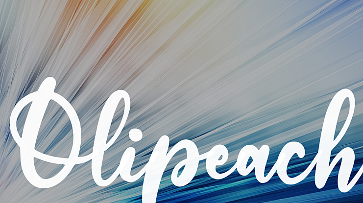 Olipeach Font