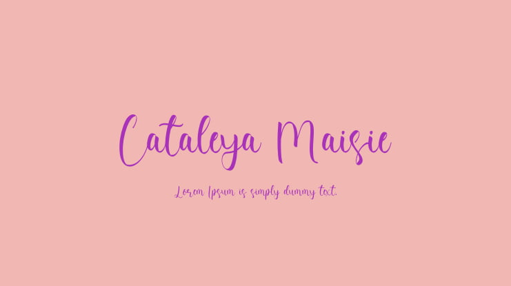 Cataleya Maisie Font