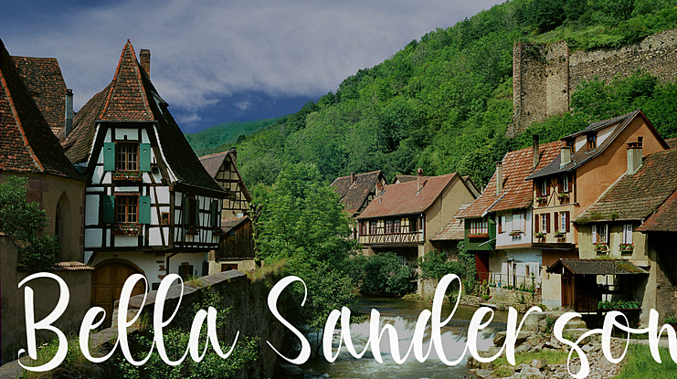 Bella Sanderson Font