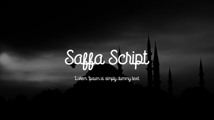 Saffa Script Font