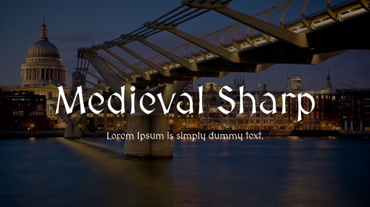 Medieval Sharp Font Family