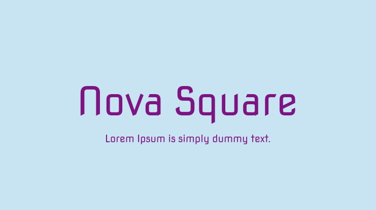 Nova Square Font Family