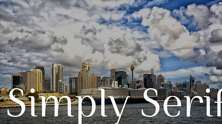 Simply Serif Font Family