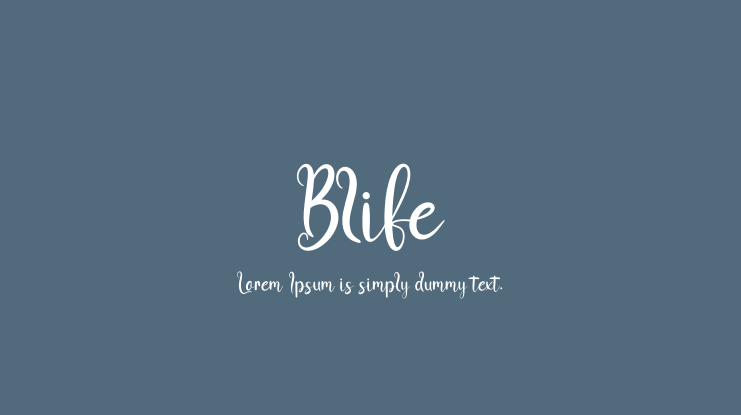 Blife Font