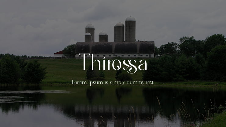 Thirossa Font