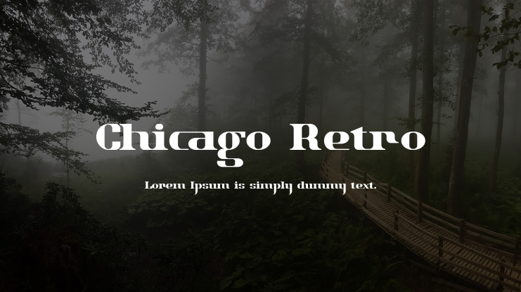 Chicago Retro Font