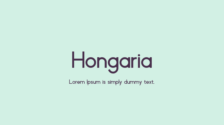 Hongaria Font