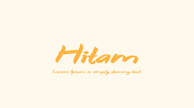 Hitam Font