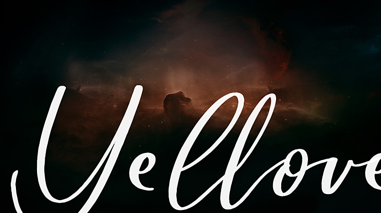 Yellove DEMO Font