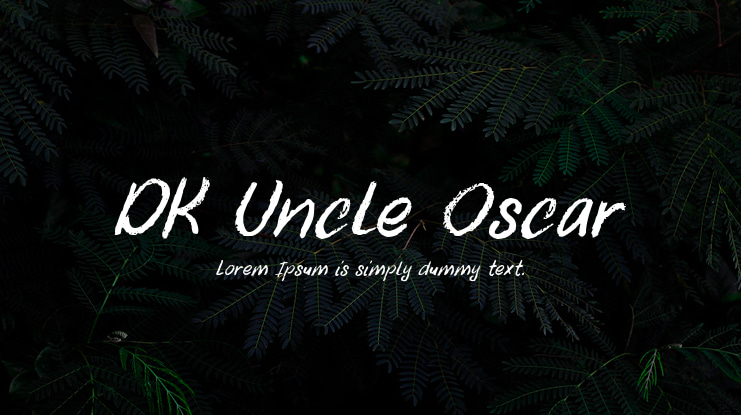 DK Uncle Oscar Font