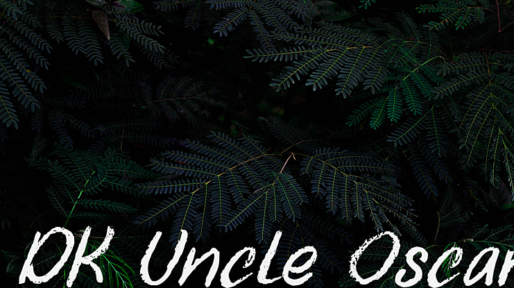 DK Uncle Oscar Font