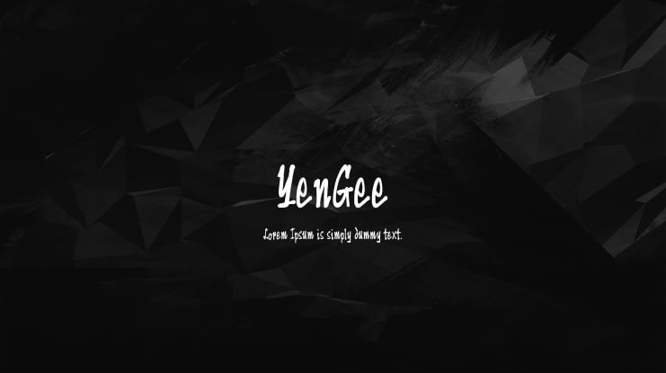 YenGee Font