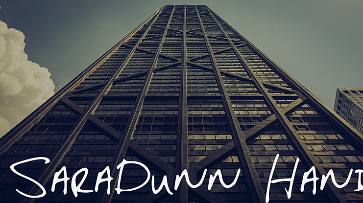 SaraDunn_Hand Font