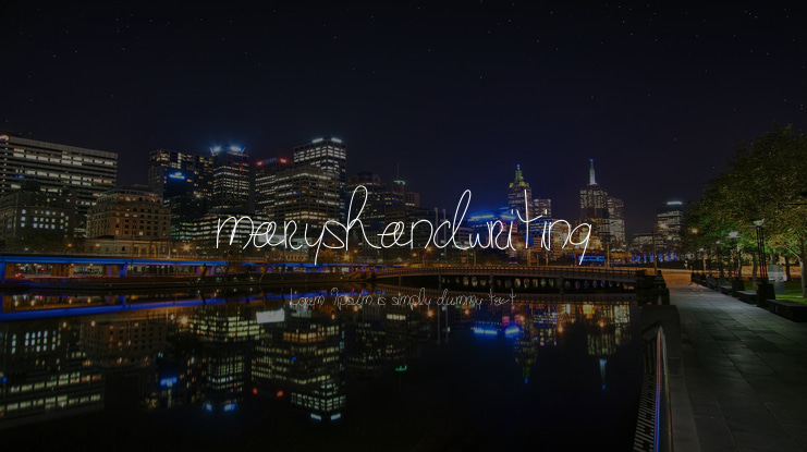maryshandwriting Font