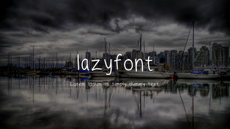 lazyfont Font
