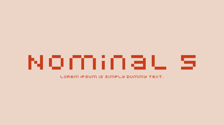 Nominal 5 Font